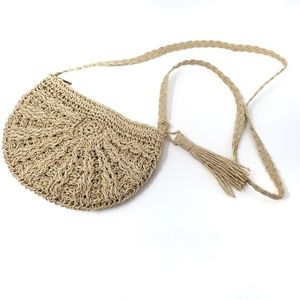 Boho Rattan Straw Bag